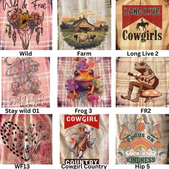 ❤️Custom Flannel Shirt Graphic❤️ - Picture 8 of 13